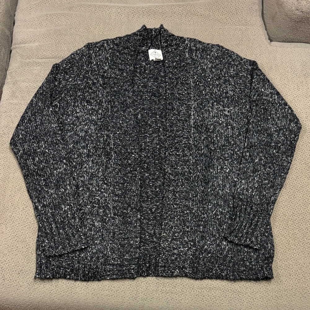 St. John's Bay Women’s Charcoal Cardigan Sweater